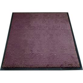Schmutzfangmatte miltex Eazycare Style, eckig, antistatisch, UV-beständig, waschbar, High-Twist-Nylon & Niltrilgummi, 750 x 850 mm, purpurviolett