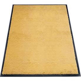 Schmutzfangmatte miltex Eazycare Style, eckig, antistatisch, UV-beständig, waschbar, High-Twist-Nylon & Niltrilgummi, 800 x 1200 mm, sandbeige