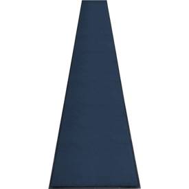 Schmutzfangmatte miltex Eazycare Style, eckig, antistatisch, UV-beständig, waschbar, High-Twist-Nylon & Niltrilgummi, 850 x 3000 mm, stahlblau