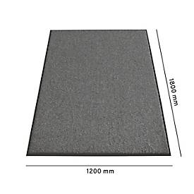 Schmutzfangmatten Eazycare Aqua, schnelltrocknend, farb- & UV-beständig, B 1200 x L 1800 mm, Olefin, grau