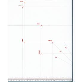 Schneidemaschine IDEAL 1158, für bis zu 40 Blatt, Schnittlänge 580 mm, B 393 x T 790 x H 260 mm