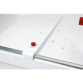 Schneidemaschine IDEAL 1171, für bis zu 40 Blatt, Schnittlänge 710 mm, B 553 x T 980 x H 520 mm