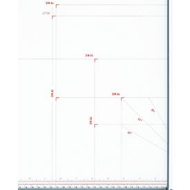 Schneidemaschine IDEAL 1171, für bis zu 40 Blatt, Schnittlänge 710 mm, B 553 x T 980 x H 520 mm