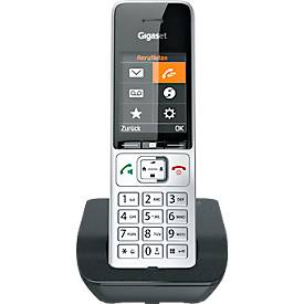 Schnurlostelefon Gigaset 500 Comfort, 2,2' TFT-Farbdisplay, Freisprechfunktion, Hörgerätekompatibel, schwarz