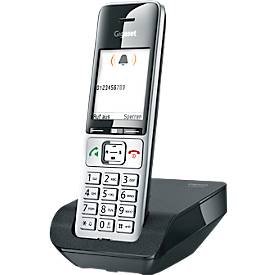 Schnurlostelefon Gigaset 500 Comfort, 2,2' TFT-Farbdisplay, Freisprechfunktion, Hörgerätekompatibel, schwarz