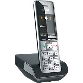 Schnurlostelefon Gigaset 500 Comfort, 2,2' TFT-Farbdisplay, Freisprechfunktion, Hörgerätekompatibel, schwarz