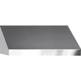 Schrägdach für Edelstahlspinde, für Abteilbreite 300 mm