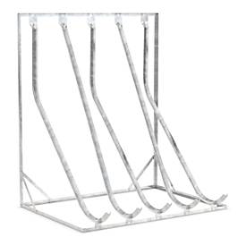 Schräghochparker WSM, für Reifen bis B 60 mm, Stahl verzinkt, wahlweise 1-oder 2-seitig, diverse Anzahl Einhängeplätze