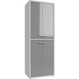 Schrank Player, 6 Ordnerhöhen, 4 Türen, Breite 789 mm