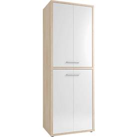 Schrank Player, 6 Ordnerhöhen, 4 Türen, Breite 789 mm