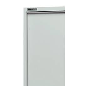 Schrank, Schiebetüren, B 1200 x T 400 x H 1950 mm, lichtgrau