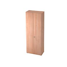Schrank TOPAS LINE, Garderobenschrank, 6 Ordnerhöhen, B 800 mm, Nussbaum