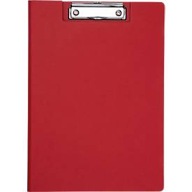 Schreibmappe Maul MAULbalance, A4, Klemmweite 8 mm, individualisierbar, aufhängbar, L 323 x B 234 x H 16 mm, Karton, recycelbar, rot