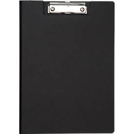 Schreibmappe Maul MAULbalance, A4, Klemmweite 8 mm, individualisierbar, aufhängbar, L 323 x B 234 x H 16 mm, Karton, recycelbar, schwarz