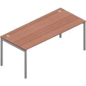 Schreibtisch ARLON-OFFICE, B 1800 x T 800 x H 730 mm, Nuss Canaletto