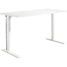 Schreibtisch Elements, elektrisch höhenverstellbar, B 1600-2000 mm, C-Fuß o. T-Fuß, div. Farben