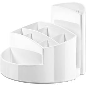 Schreibtisch-Köcher RONDO, weiß