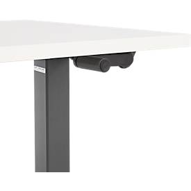 Schreibtisch Multiflex, manuell höhenverstellbar mit Kurbel, Größen- und Farbauswahl