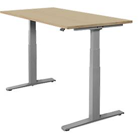 Schreibtisch SET UP, T-Fuß-Gestell, elektrisch höhenverstellbar, Breite 1200/1600/1800 mm