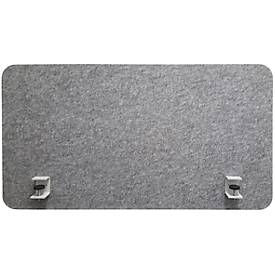 Schreibtischaufsatz Akustik to go 3000 silent.desk, Flyby, B 1800 x H 650 mm, Absorberklasse C