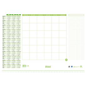 Schreibunterlage, 80 g/m2, 30 Blatt, aufgedr. Lineal, Leimung am Fuß