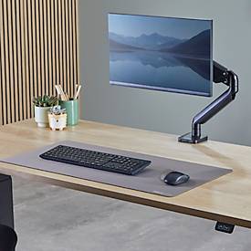 Schreibunterlage Fellowes Breyta™, Microban®-Schutz, rutschfest, B 800 x T 400 x H 25 mm, Post-Consumer Material/Kautschuk, grau