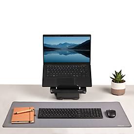 Schreibunterlage Fellowes Breyta™, Microban®-Schutz, rutschfest, B 800 x T 400 x H 25 mm, Post-Consumer Material/Kautschuk, grau