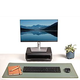 Schreibunterlage Fellowes Breyta™, Microban®-Schutz, rutschfest, B 800 x T 400 x H 25 mm, Post-Consumer Material/Kautschuk, salbeifarben