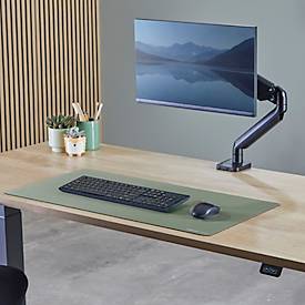 Schreibunterlage Fellowes Breyta™, Microban®-Schutz, rutschfest, B 800 x T 400 x H 25 mm, Post-Consumer Material/Kautschuk, salbeifarben