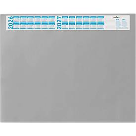 Schreibunterlage mit Kalender, grau