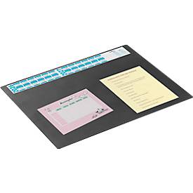 Schreibunterlage mit Kalender, schwarz