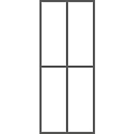 Schubladen-Einteilung SE 6122, Viertel-Teilung, T600xB451xH206mm
