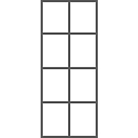 Schubladen-Einteilung SE 6141, Achtel-Teilung, T600xB225xH100mm
