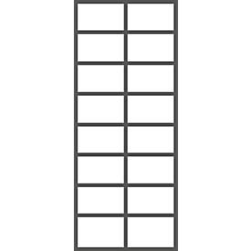 Schubladen-Einteilung SE 6181, Sechzehntel-Teilung, T600xB112xH100mm
