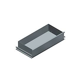 Schubladen, für Feldbreite 995 mm, H 206 mm, T 500 mm, hellsilber