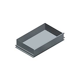 Schubladen, für Feldbreite 995 mm, H 206 mm, T 600 mm, hellsilber