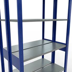 Schulte Lagertechnik  Boutloze dubbele bodemplank type 150 - 2500x1000x2x300 mm 2x6 legborden