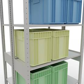 Schulte Lagertechnik  Boutloze dubbele bodemplank type 150 - 2500x1000x2x400 mm 2x6 legborden