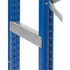 Schulte Lagertechnik Distanzstück für Paletten-Doppelregale, Distanzabstand 250 mm, verzinkt