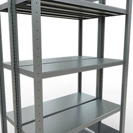 Schulte Lagertechnik  Dubbel legbordstelling. Type 250 kg - 2000x1000x2x300 mm, 10 schappen