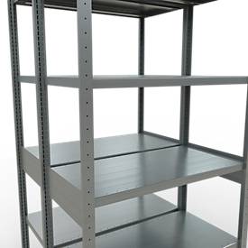 Schulte Lagertechnik  Dubbel legbordstelling. Type 250 kg - 2500x1000x2x500 mm, 12 legborden