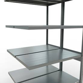 Schulte Lagertechnik  Dubbel legbordstelling. Type 250 kg - 2500x1000x2x500 mm, 12 legborden
