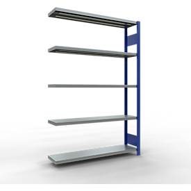 SCHULTE Lagertechnik Fachbodenregal - Stecksystem MULTIplus 250 Anbauregal - 2000x1300x300 mm, Typ 250 kg