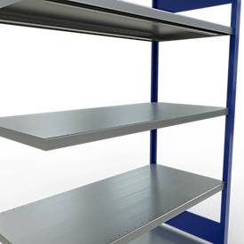 SCHULTE Lagertechnik Fachbodenregal - Stecksystem MULTIplus 250 Anbauregal - 2000x1300x600 mm, Typ 250 kg