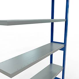 SCHULTE Lagertechnik Fachbodenregal - Stecksystem MULTIplus 250 Anbauregal - 2500x1300x300 mm, Typ 250 kg
