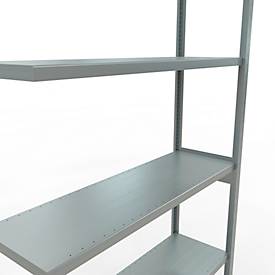 SCHULTE Lagertechnik Fachbodenregal - Stecksystem MULTIplus 250 Anbauregal - 3000x1300x400 mm, Typ 250 kg