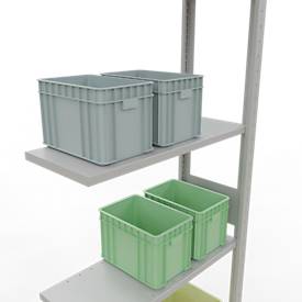 Schulte Lagertechnik  Insteekbevestiging met lengtebout - 3000x750x300 mm, type 150 kg