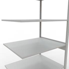 Schulte Lagertechnik  Stapelaanbouw met lengtebout - 2500x1000x800 mm, type 150 kg