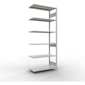 SCHULTE Lagertechnik - Steck.Anbaur.mit Längenriegel - 2500x1000x500 mm, Typ 150 kg