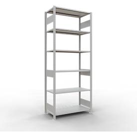 SCHULTE Lagertechnik - Steck.Grundr.mit Längenriegel - 2500 x 1000 x 500 mm, Typ 150 kg